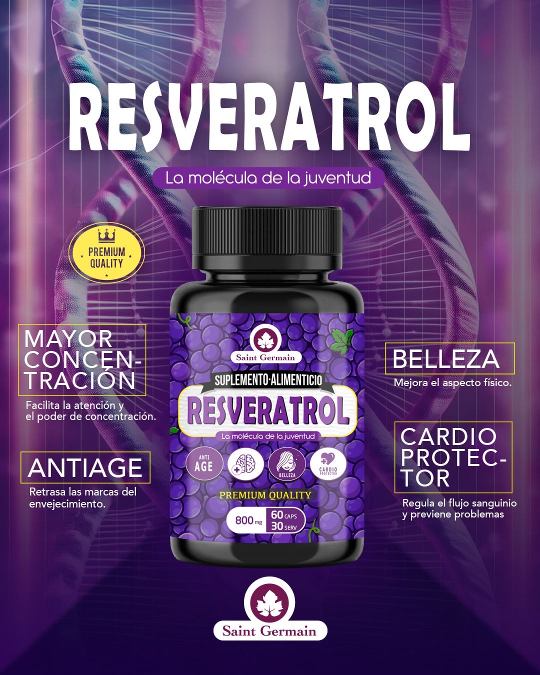 Resveratrol 60 caps